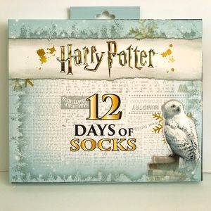 Womens HARRY POTTER 12 Days of Socks Shoe sz 4-10